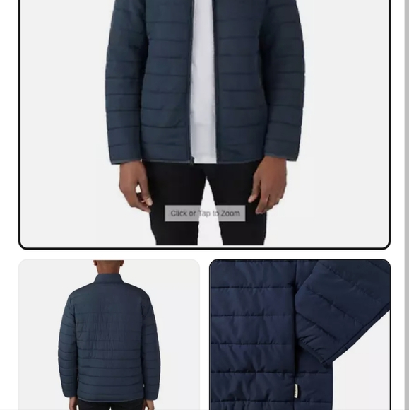 New. Voyager mens polar fleece lined puffer jacket. Size M - Picture 10 of 10